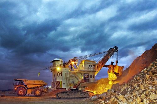 La actividad minera es fundamental para la economía peruana. Cortesía