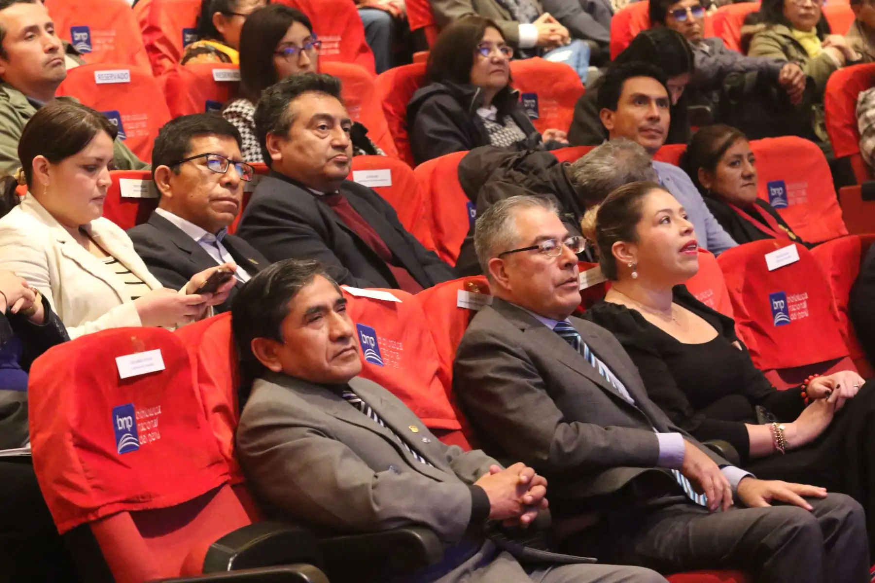La Biblioteca Nacional del Perú realiza la ceremonia de reconocimiento no dinerario “Jorge Basadre Grohmann – Edición Bicentenario” en el Teatro Auditorio “Mario Vargas Llosa.
Foto: ANDINA/Héctor Vinces