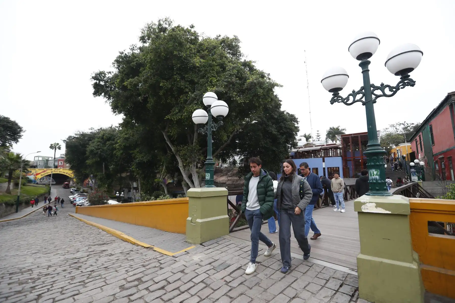 El Puente de los Suspiros, uno de los mayores atractivos turísticos de Barranco. Foto: ANDINA/Daniel Bracamonte