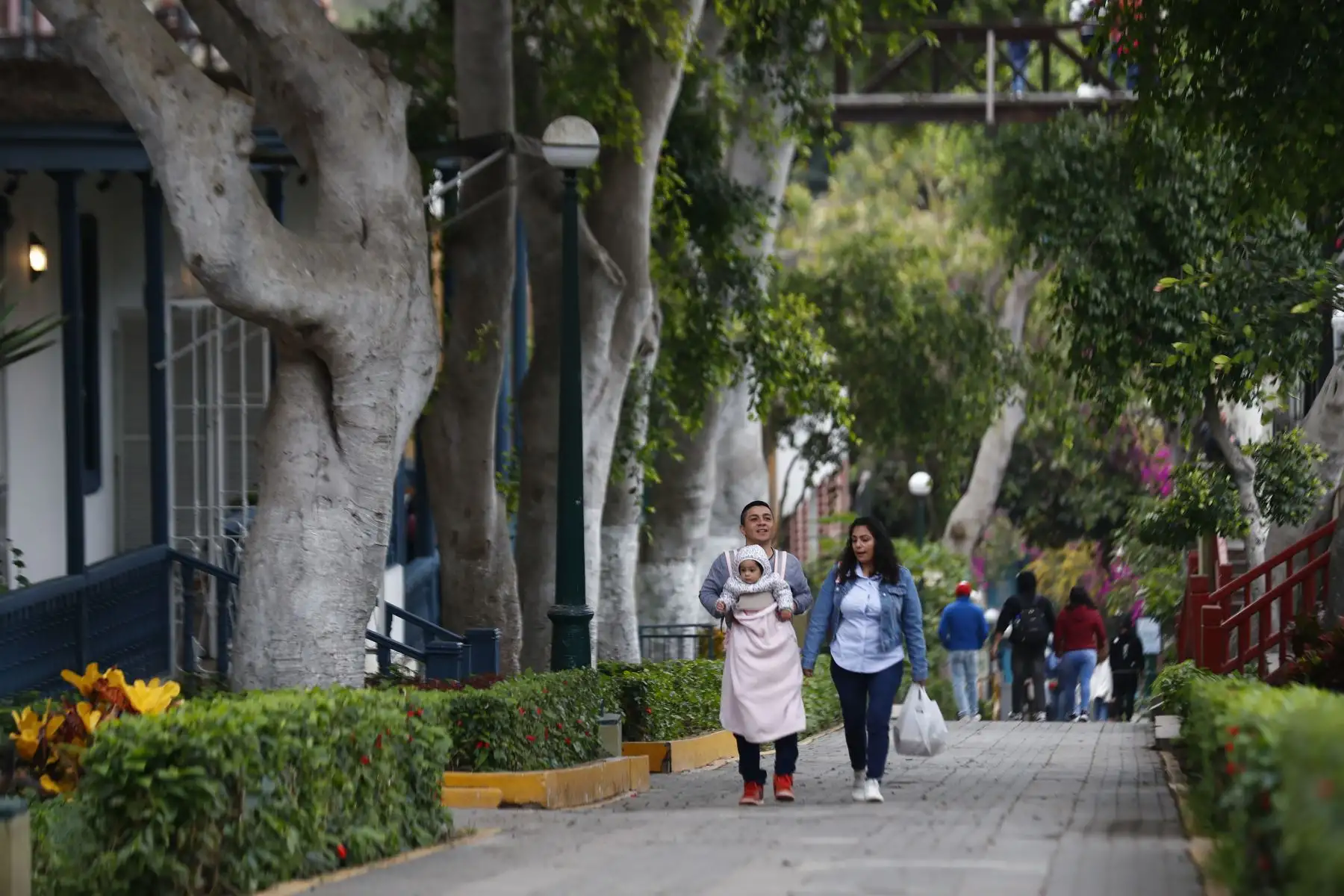 Barranco, con su herencia cultural, paisajes naturales y variada oferta gastronómica, se posiciona como un destino inigualable. En la imagen, la  
Bajada de Baños de Barranco. Foto: ANDINA/Daniel Bracamonte