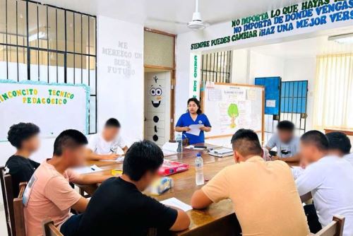 Más de 380 adolescentes de los centros juveniles del país cursan estudios superiores. Foto:ANDINA/Difusión