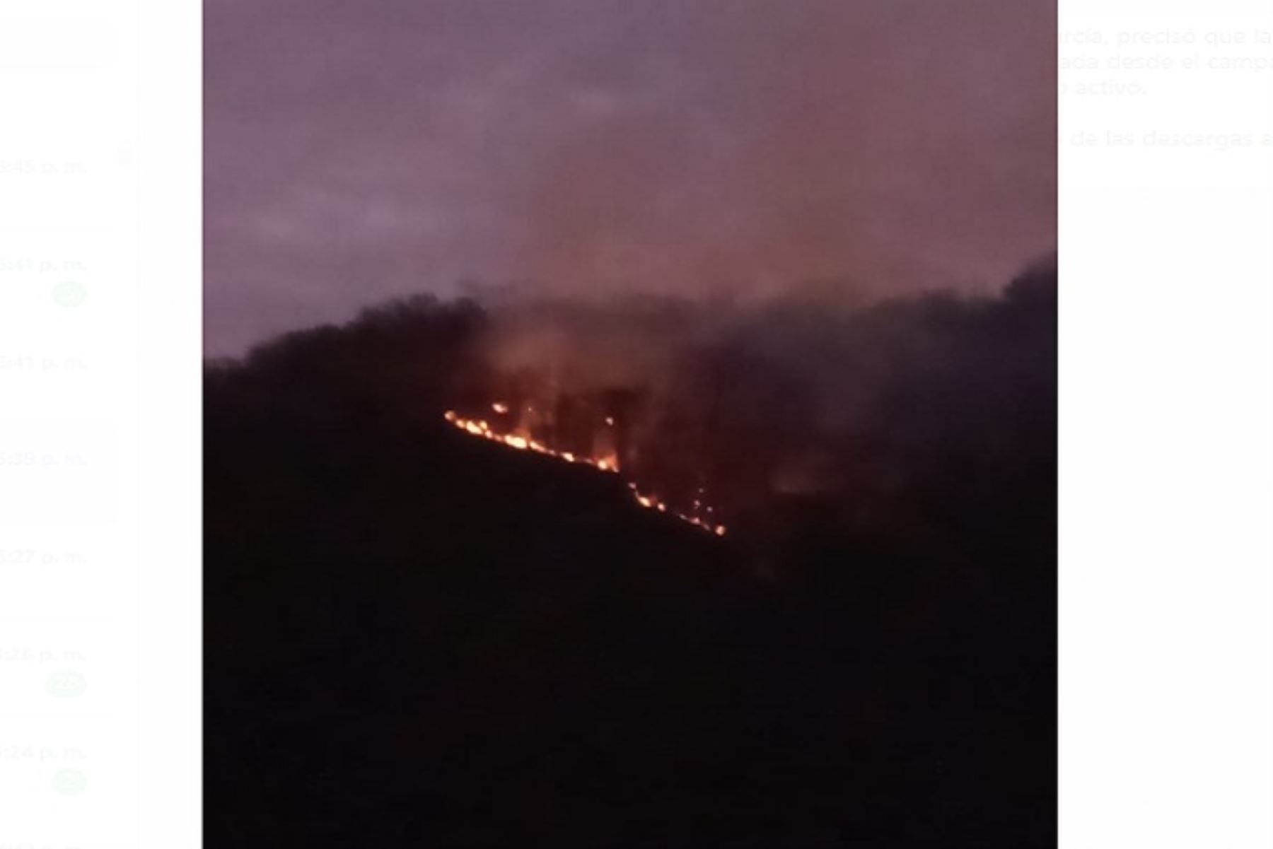 Se garantizó combustible y alimentos para el ingreso de la brigada de relevo para el día viernes 20 de setiembre.