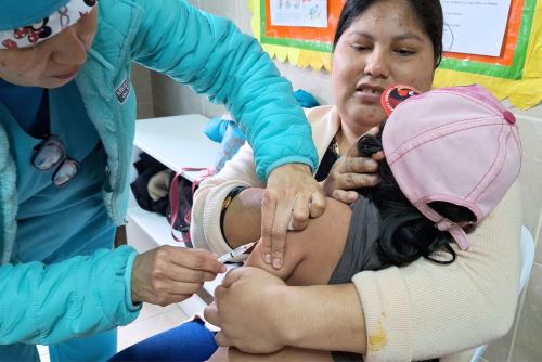 Sarampión: Minsa invoca a padres de familia a autorizar la vacunación de sus hijos. Foto: ANDINA/Difusión.