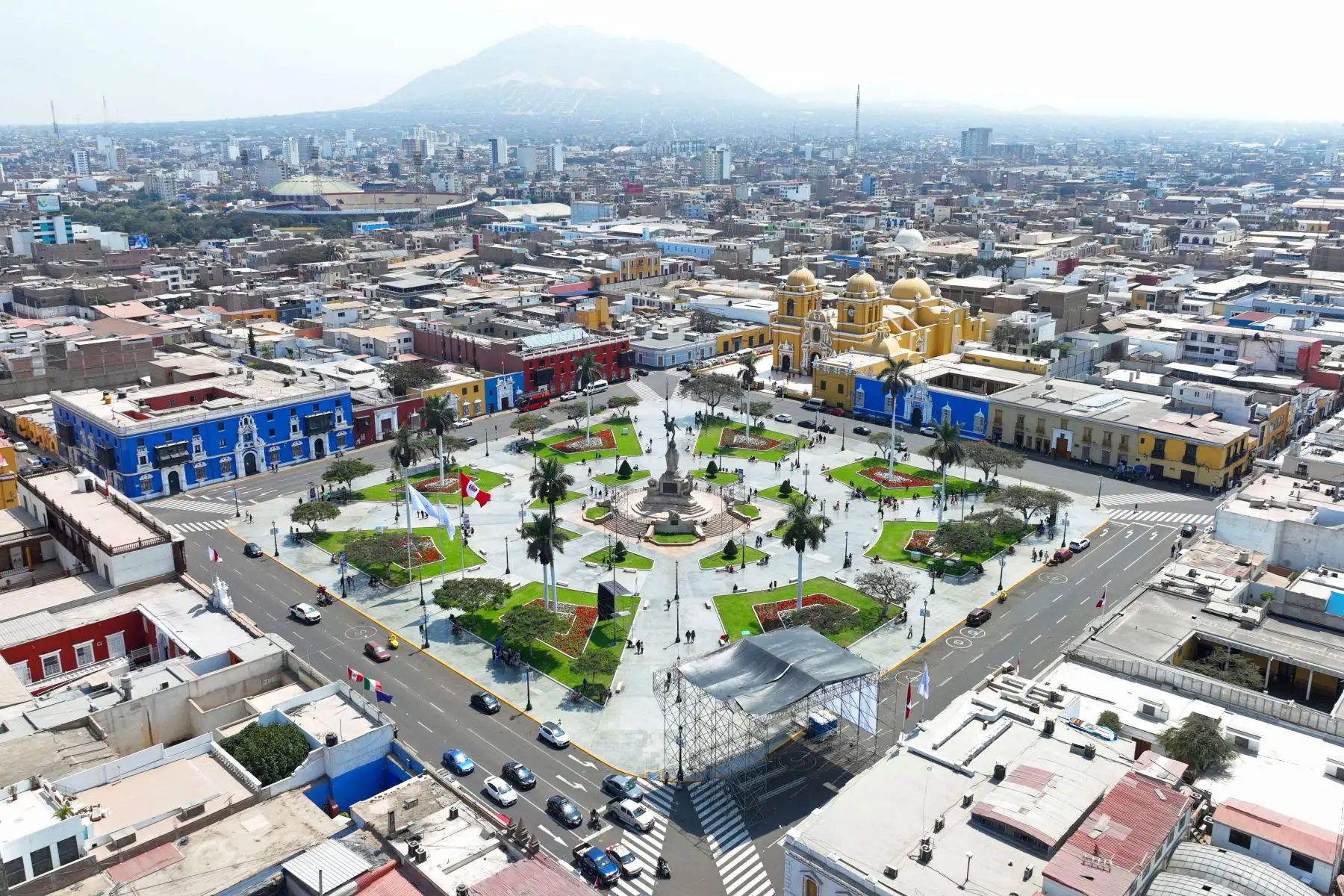 Vista del centro de la ciudad de Trujillo, capital de la región La Libertad. ANDINA/Daniel Bracamonte