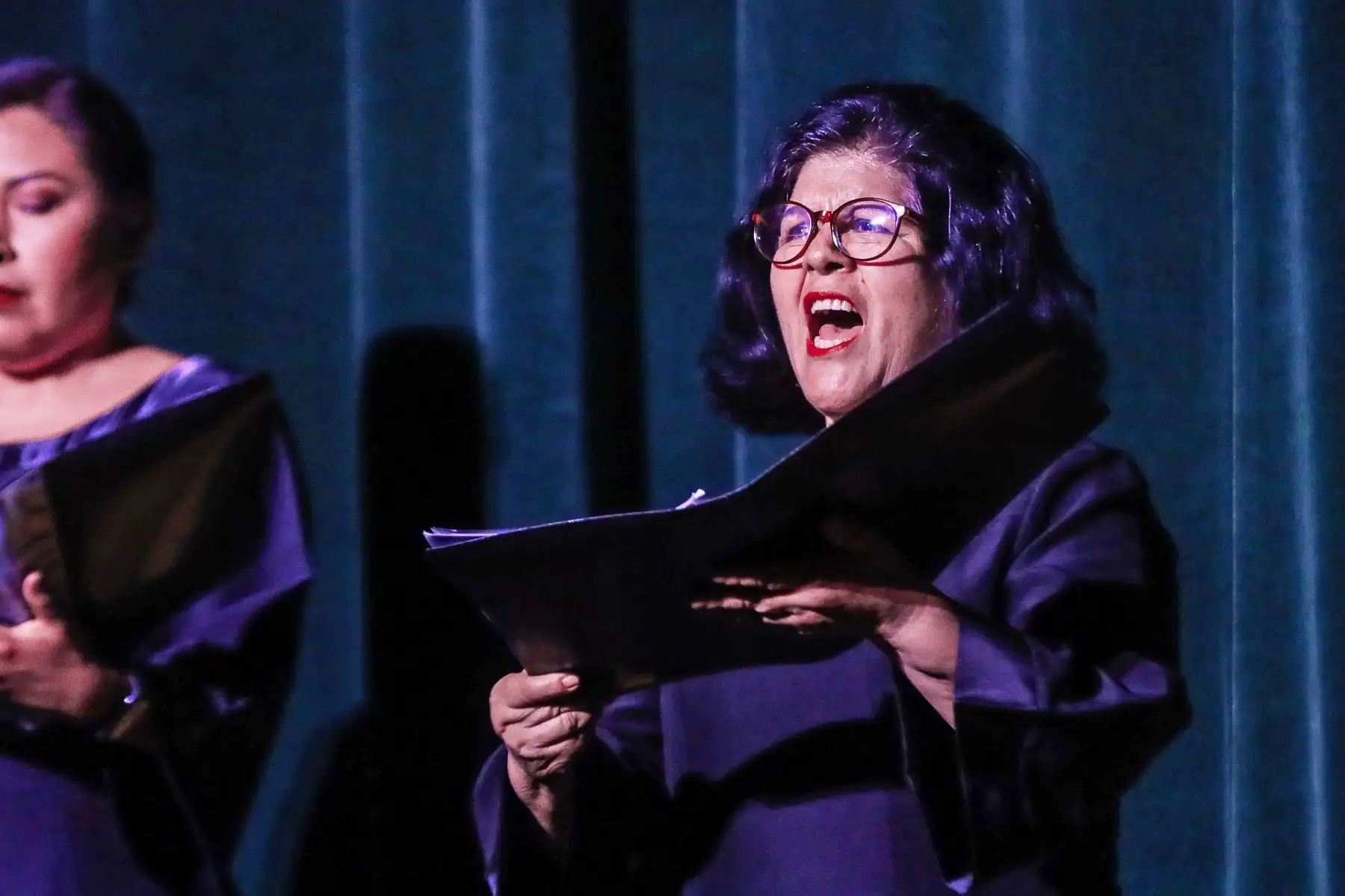 Interpretación de la "Primera Canción Patriótica" por los 203 años del "Himno Nacional del Perú" en el Teatro Segura. Foto: ANDINA/Connie Calderon