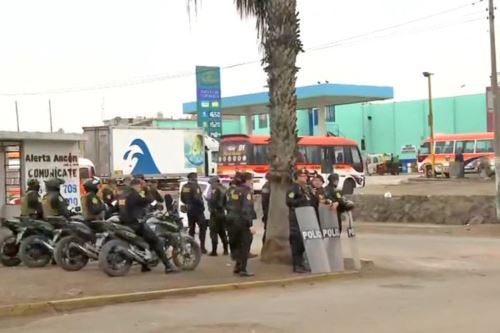 "Anconeros" no salen a trabajar y anuncian paro general el jueves 26 de setiembre: Foto: Captura TV