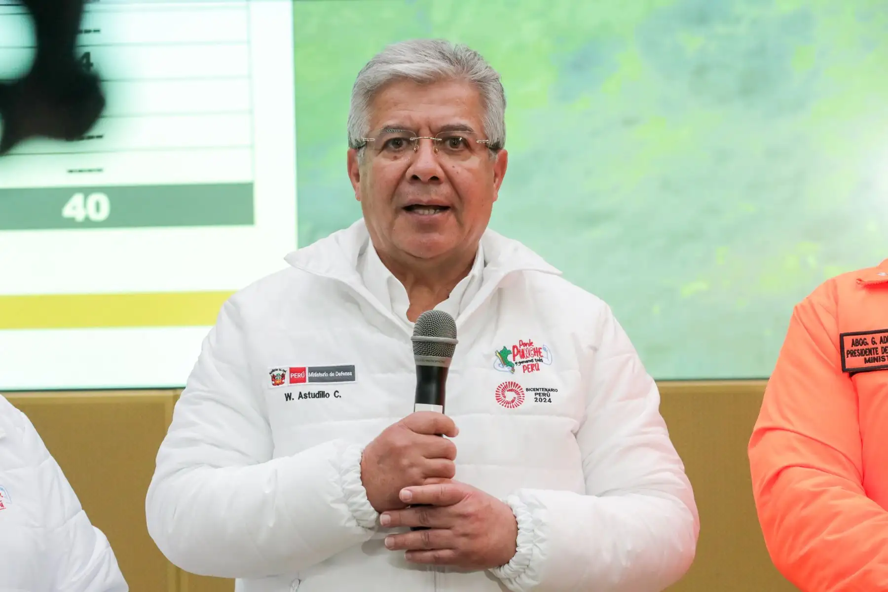 Ministro de Defensa, Walter Astudillo. Foto: PCM