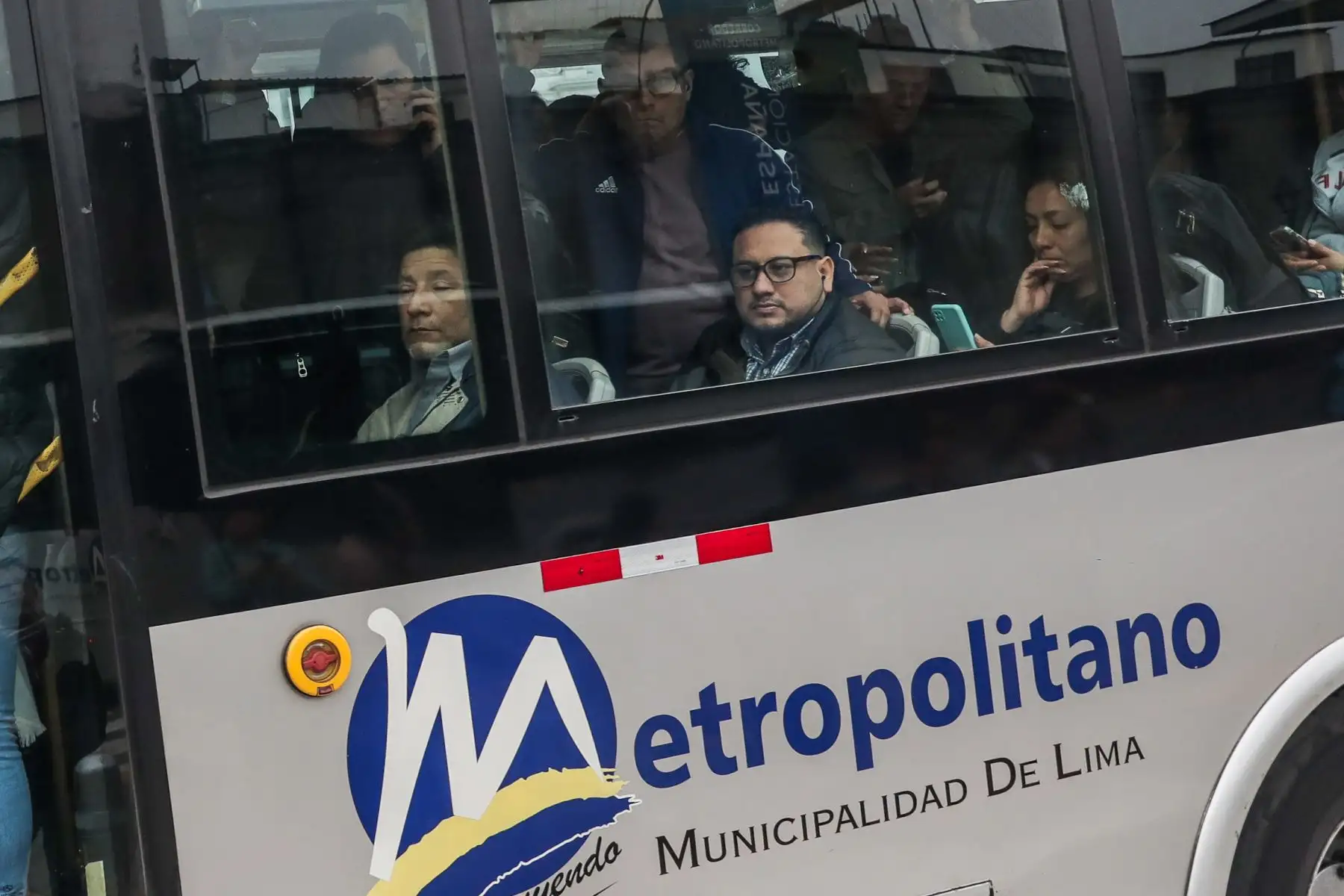 Estaciones España y Quilca del Metropolitano en la Av. Alfonso Ugarte durante el Paro de Transportes. Foto: ANDINA/ Connie Calderon