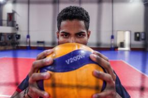 Entrevista al capitán de la Selección Peruana de Vóley masculino, Leonel Despaigne, en el marco del subcampeonato de la Copa Panamericana Sub-23 2024. Foto: ANDINA/ Connie Calderon