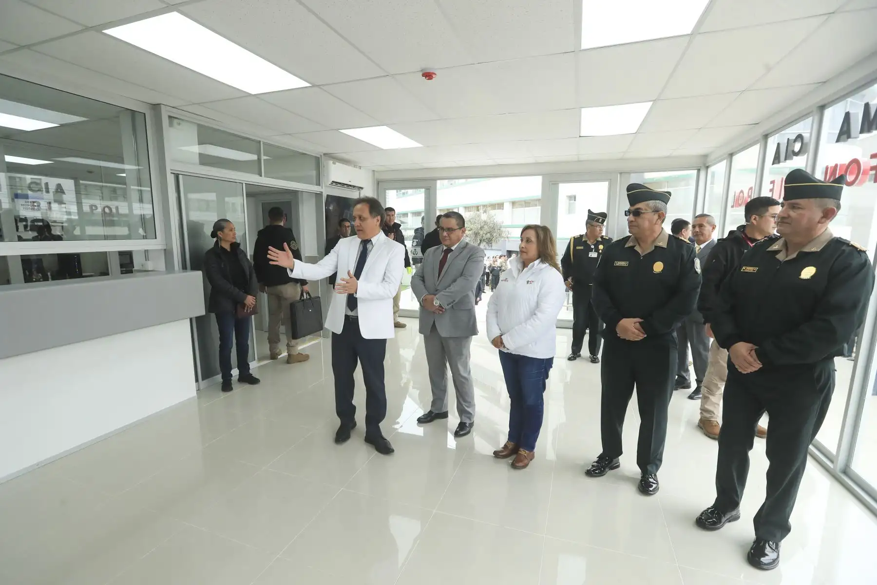 Inauguración de la farmacia Fonbiepol en el Hospital Central PNP “Luis N. Sáenz". 
Foto: ANDINA/Prensa Presidencia