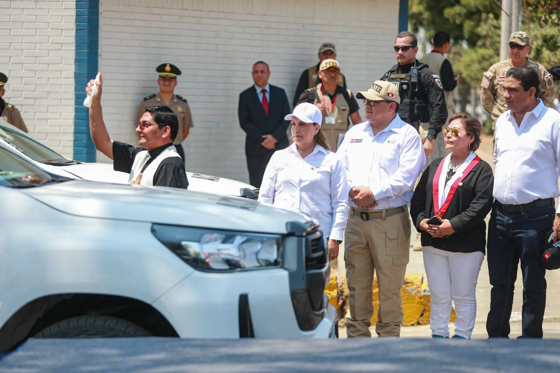 La presidenta de la república, Dina Boluarte, participa en la ceremonia la entrega de 120 camionetas a comisarías de la Primera Macro Región Policial Piura.
Foto: ANDINA/Prensa Presidencia