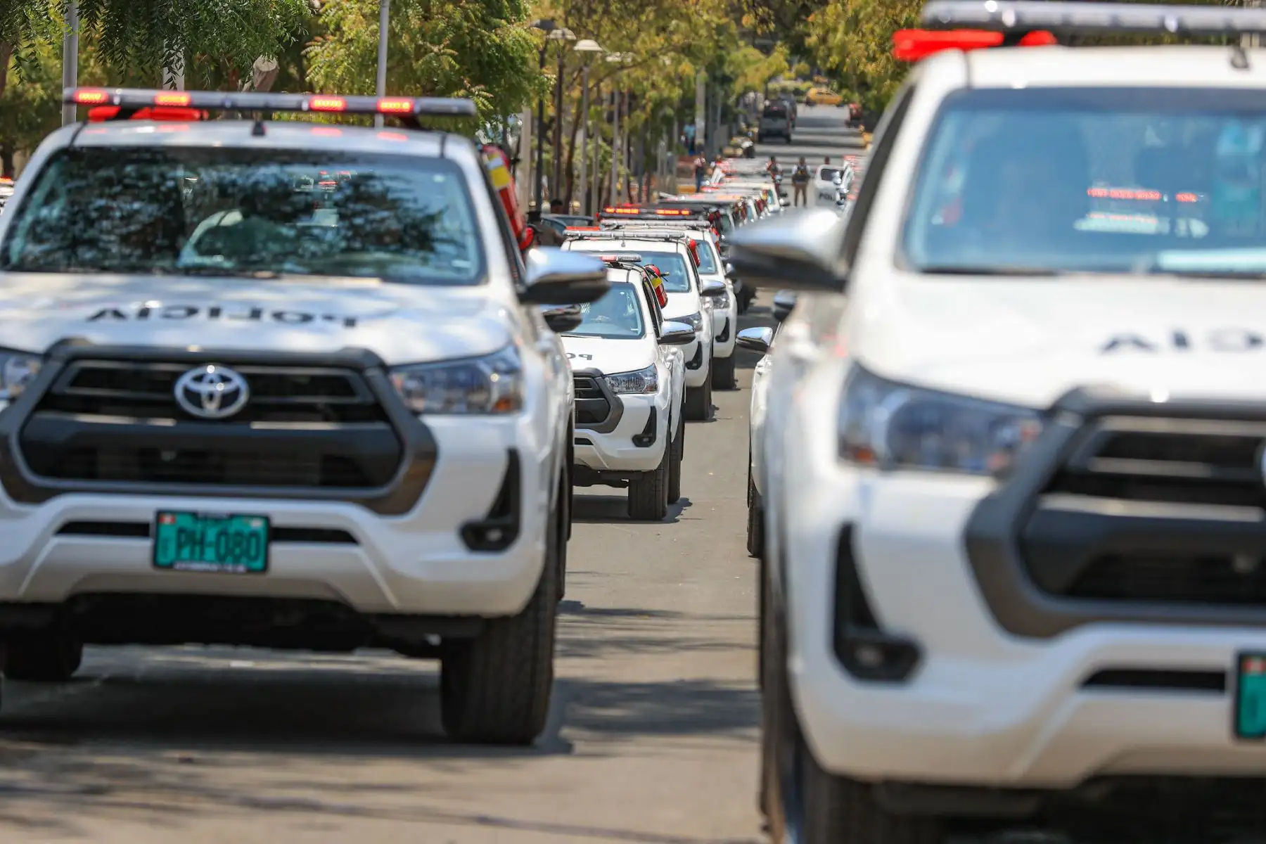 La presidenta de la república, Dina Boluarte, participa en la ceremonia la entrega de 120 camionetas a comisarías de la Primera Macro Región Policial Piura.
Foto: ANDINA/Prensa Presidencia