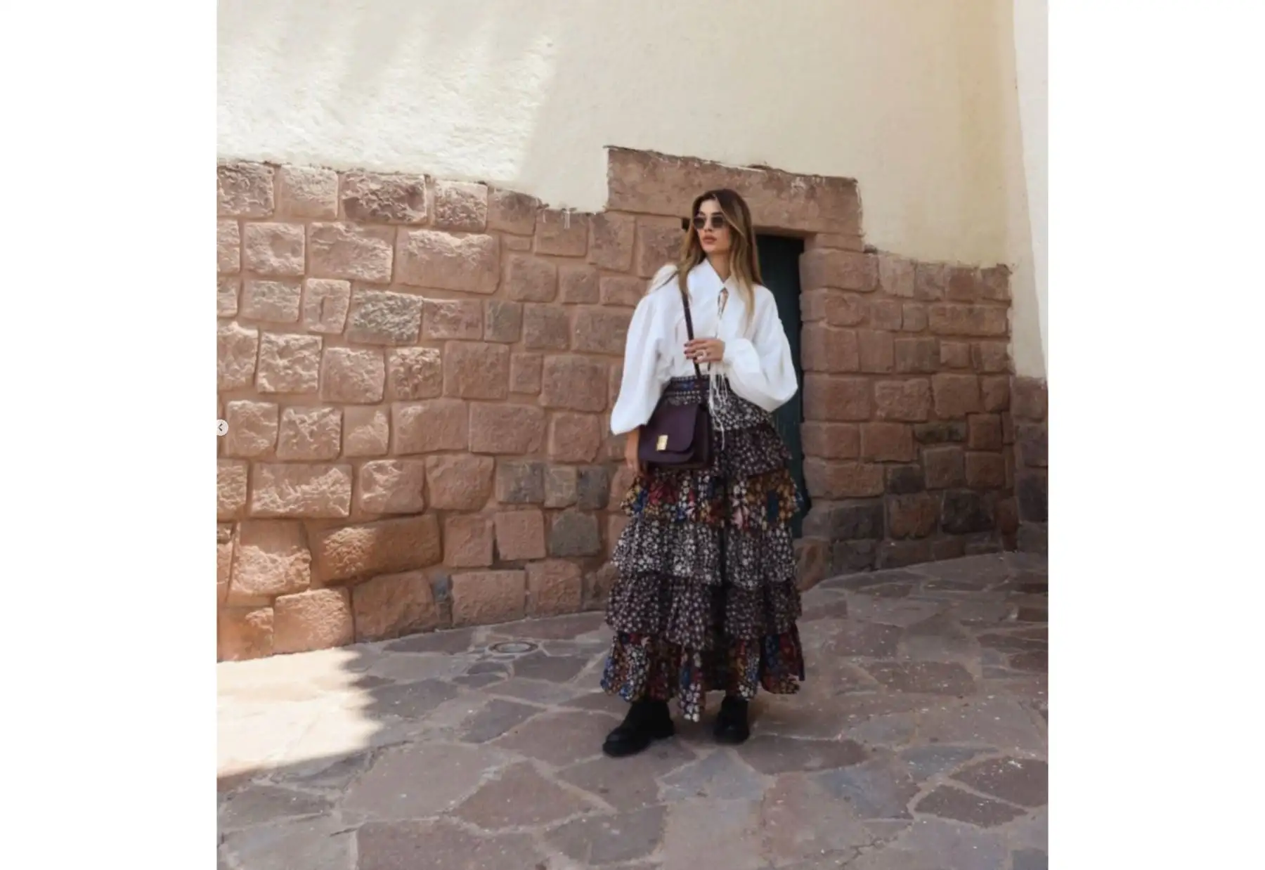 Michelle Salas, hija del famoso cantante mexicano Luis Miguel, publicó en su cuenta oficial de Instagram, imágenes de su última visita al Cusco, ciudad del que quedó enamorada: "Peru nos robaste el corazón", mencionó. Foto: ANDINA/IG oficial de Michelle Salas