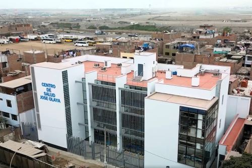 Vista panorámica del nuevo centro de salud José Olaya del Callao. Imagen: Gobierno Regional del Callao/Difusión.