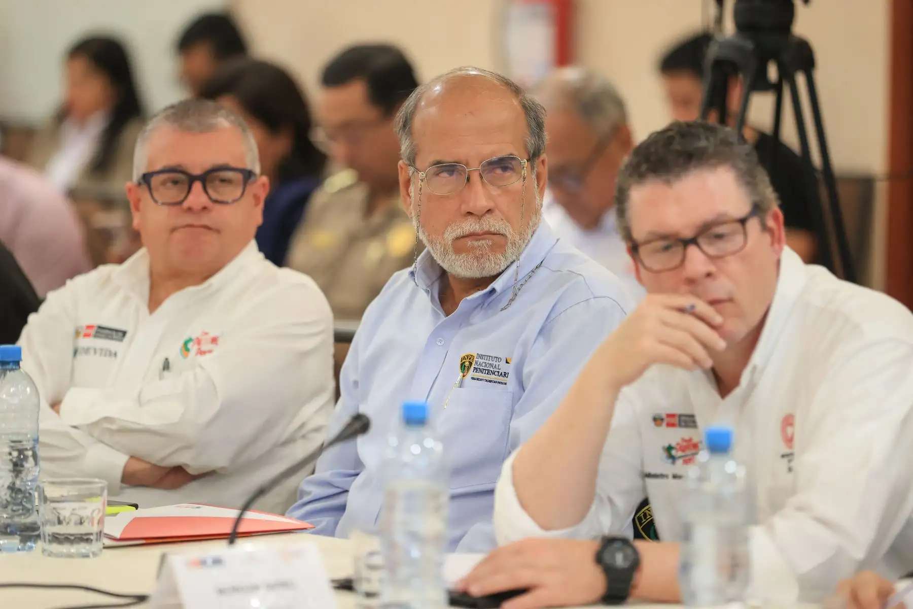 La presidenta de la república, Dina Ercila Boluarte Zegarra, lideró la III Sesión del Consejo Nacional de Seguridad Ciudadana, en la que se coordinaron las estrategias y avances contra la criminalidad organizada en todo el Perú. Foto: ANDINA/Prensa Presidencia