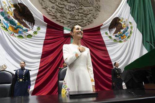 Claudia Sheinbaum, presidenta de México. Foto: AFP