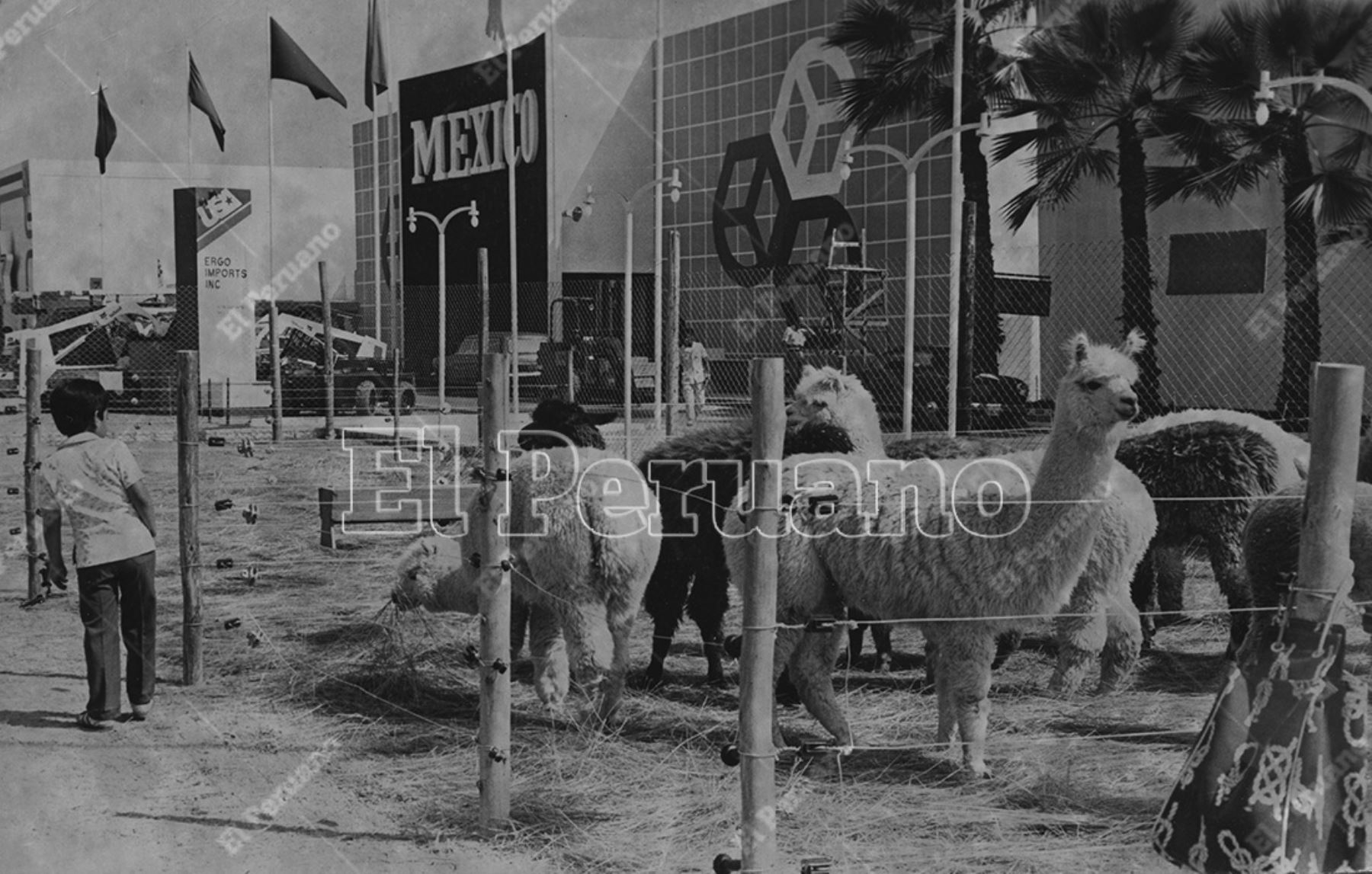 Lima - 15 noviembre 1984 / Se inauguró la XV Feria Internacional del Pacífico, que abrirá sus puertas del 16 al 25 de noviembre .Foto: Archivo Histórico El Peruano / José Risco