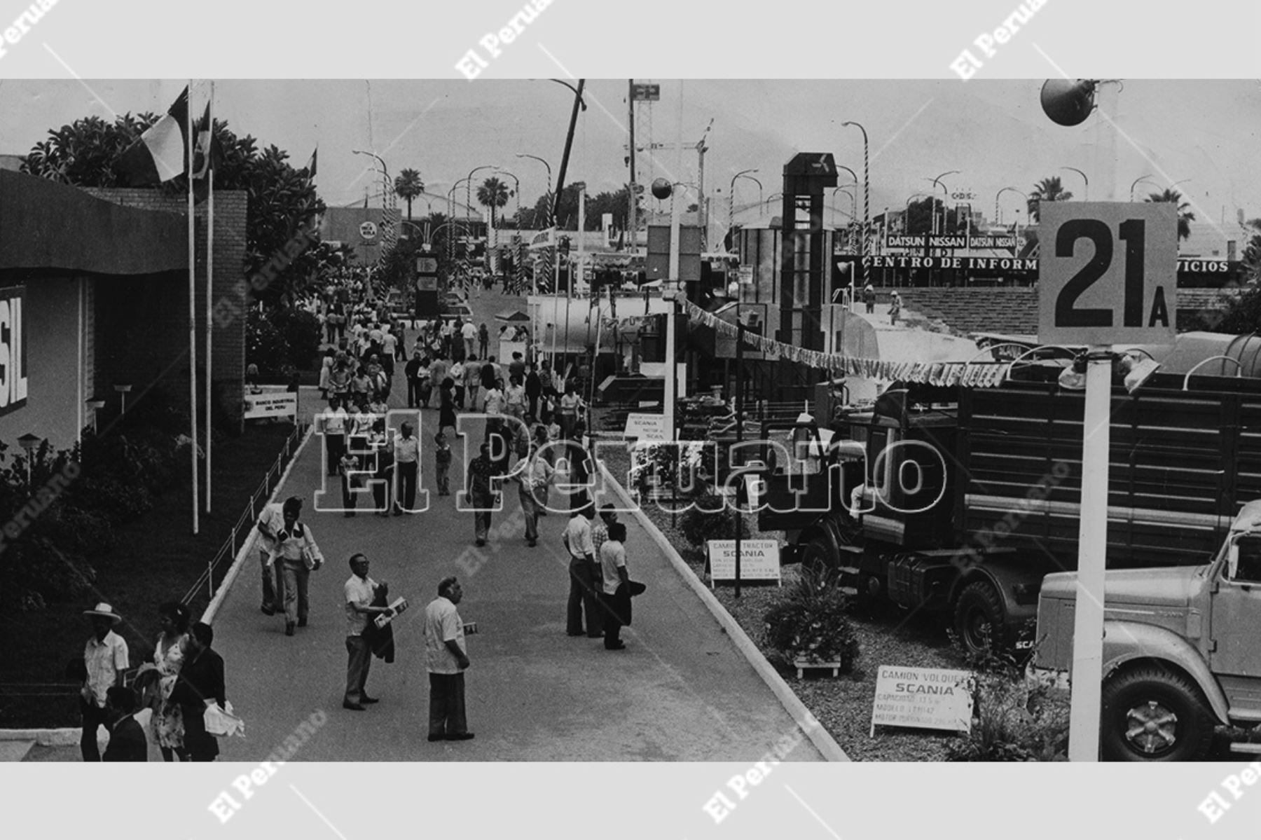 Lima - Década 70 / Feria Internacional del Pacífico, contribuye a impulsar el comercio internacional. Foto: Archivo Histórico El Peruano