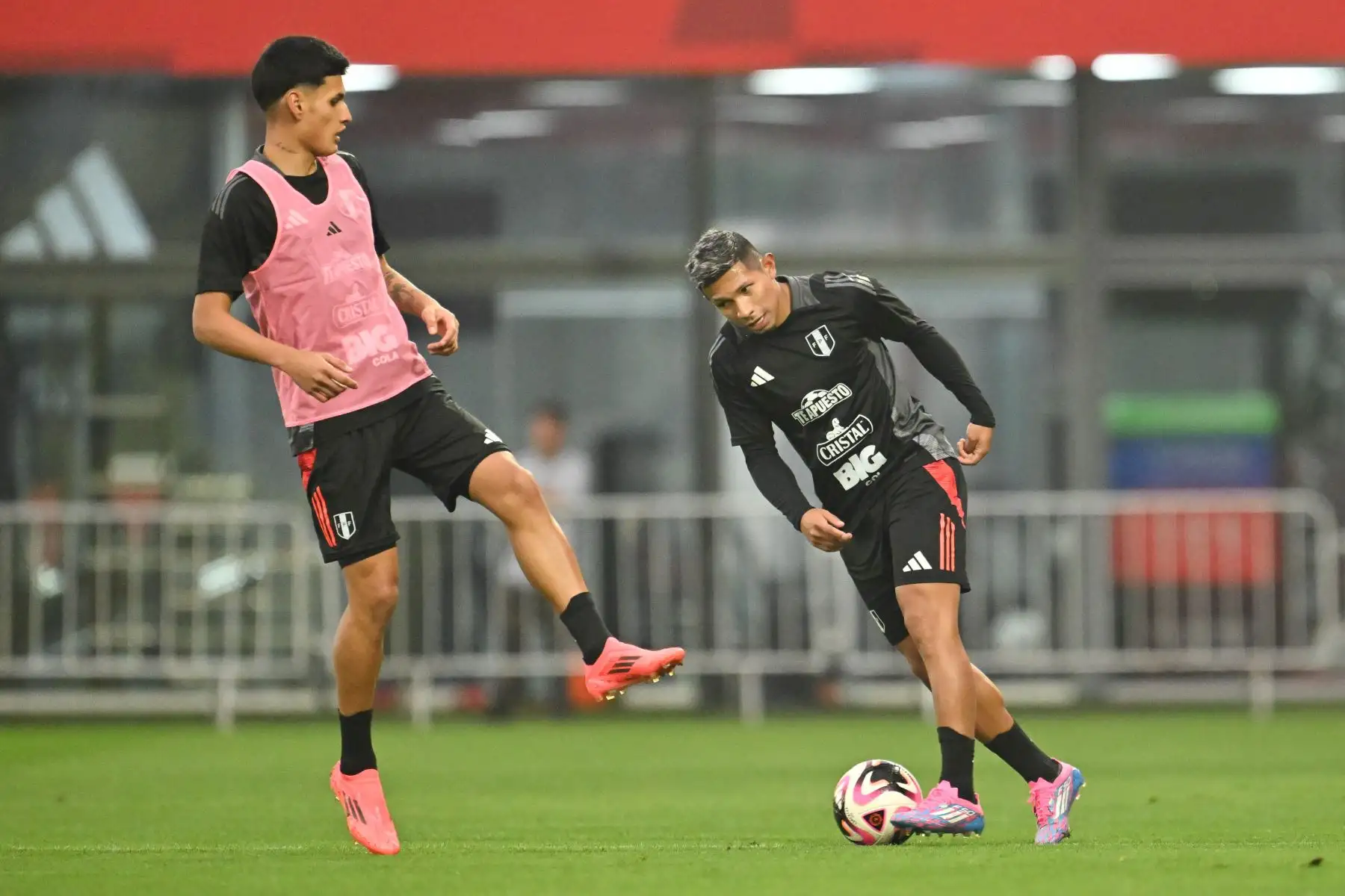 Dijo estar muy contento por Christian Cueva, quien ha vuelto a tener equipo tras varios meses sin jugar, pero destacó que el defensa debe "volver al peso y ritmo de un futbolista profesional" para ser convocado. Foto: ANDINA/Difusión