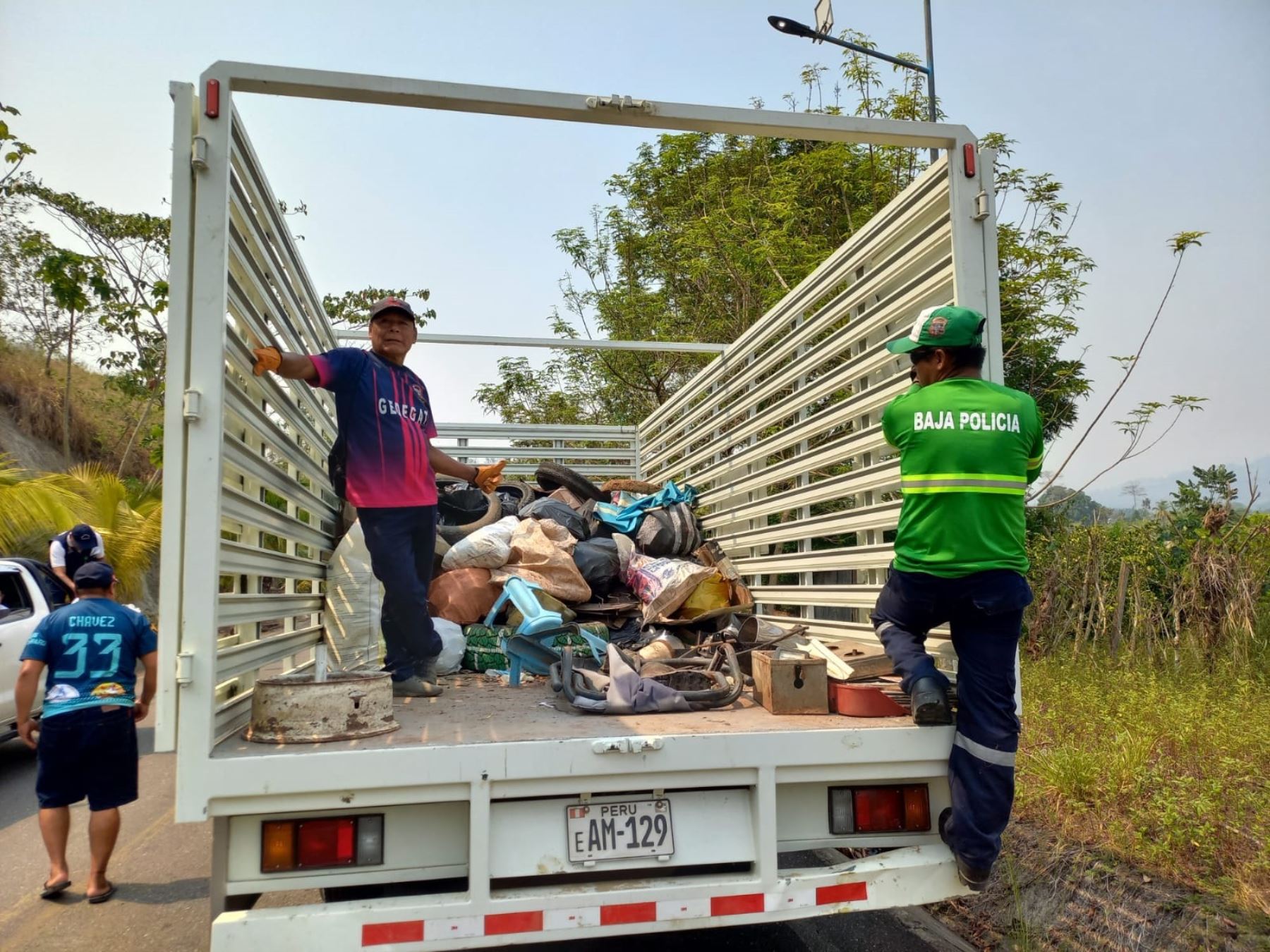 San Martín inició una campaña de prevención contra el dengue y realizó una jornada en Saposoa de eliminación de inservibles que sirven de criaderos del zancudo transmisor de la enfermedad. ANDINA/Difusión