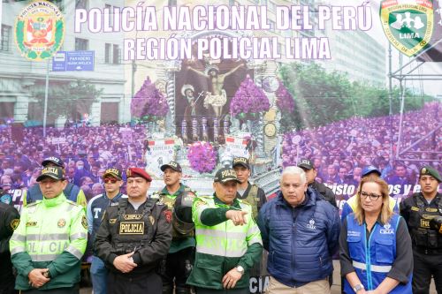 Señor de los Milagros: Policía Nacional del Perú da a conocer los protocolos de seguridad que se mantendrán en el mes morado