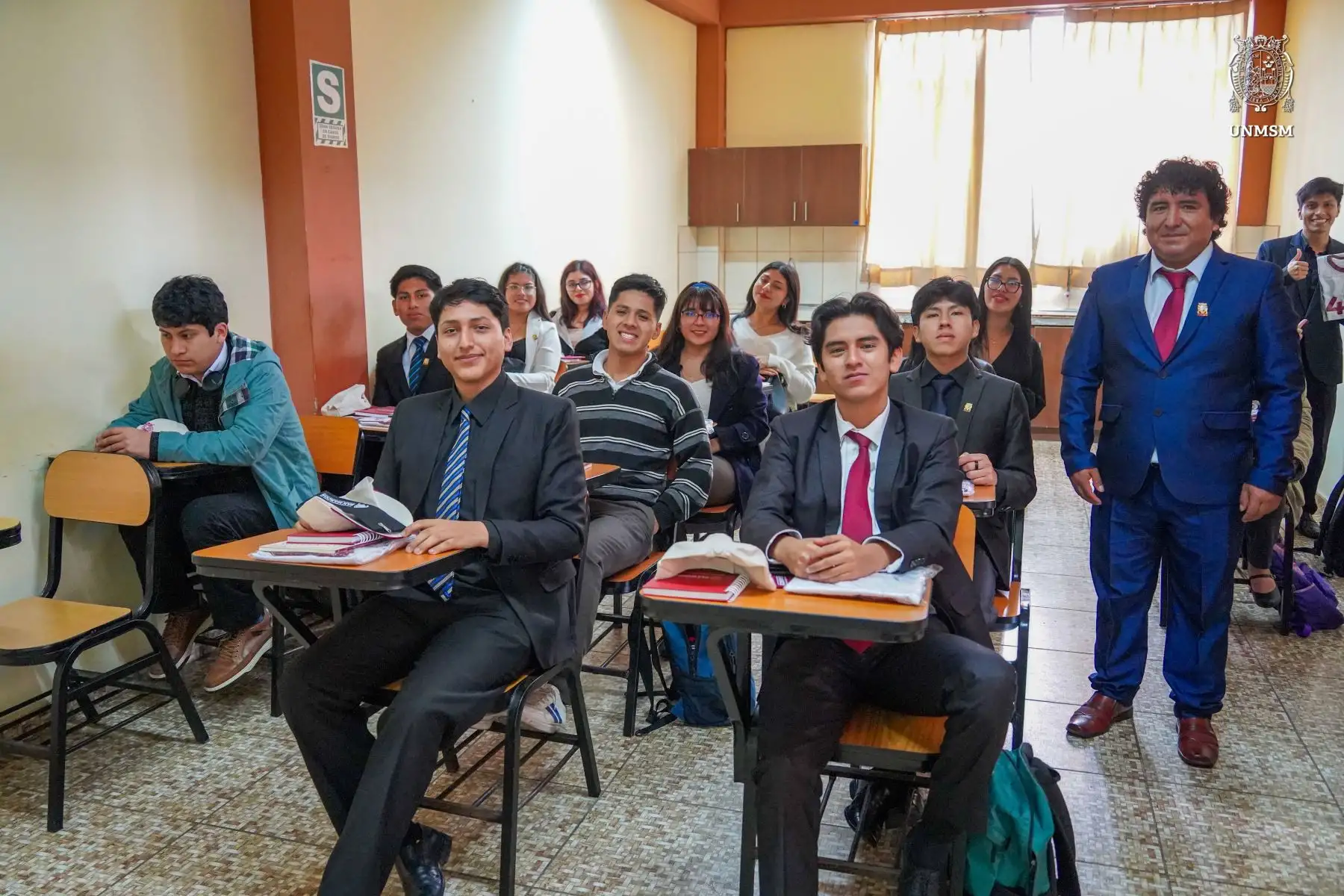 Son 73 estudiantes de las carreras de Administración, Administración de Negocios Internacionales y Administración de Turismo de la Facultad de Ciencias Administrativas, todos naturales de Chancay, quienes estudiarán en esta nueva sede de la Universidad San Marcos. Foto: UNMSM