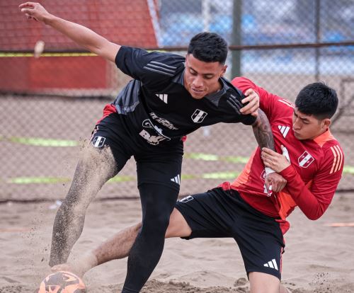 El equipo peruana se prepara para triunfar en la Liga Conmebol Evolución de Fútbol Playa - Zona Norte