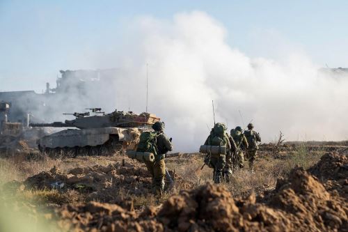 Fuerzas israelíes en territorio de Gaza (imagen referencial). Foto: AFP