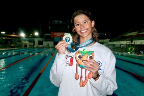 Alexia Sotomayor es ganadora en el Sudamericano de Deportes Acuáticos 2024