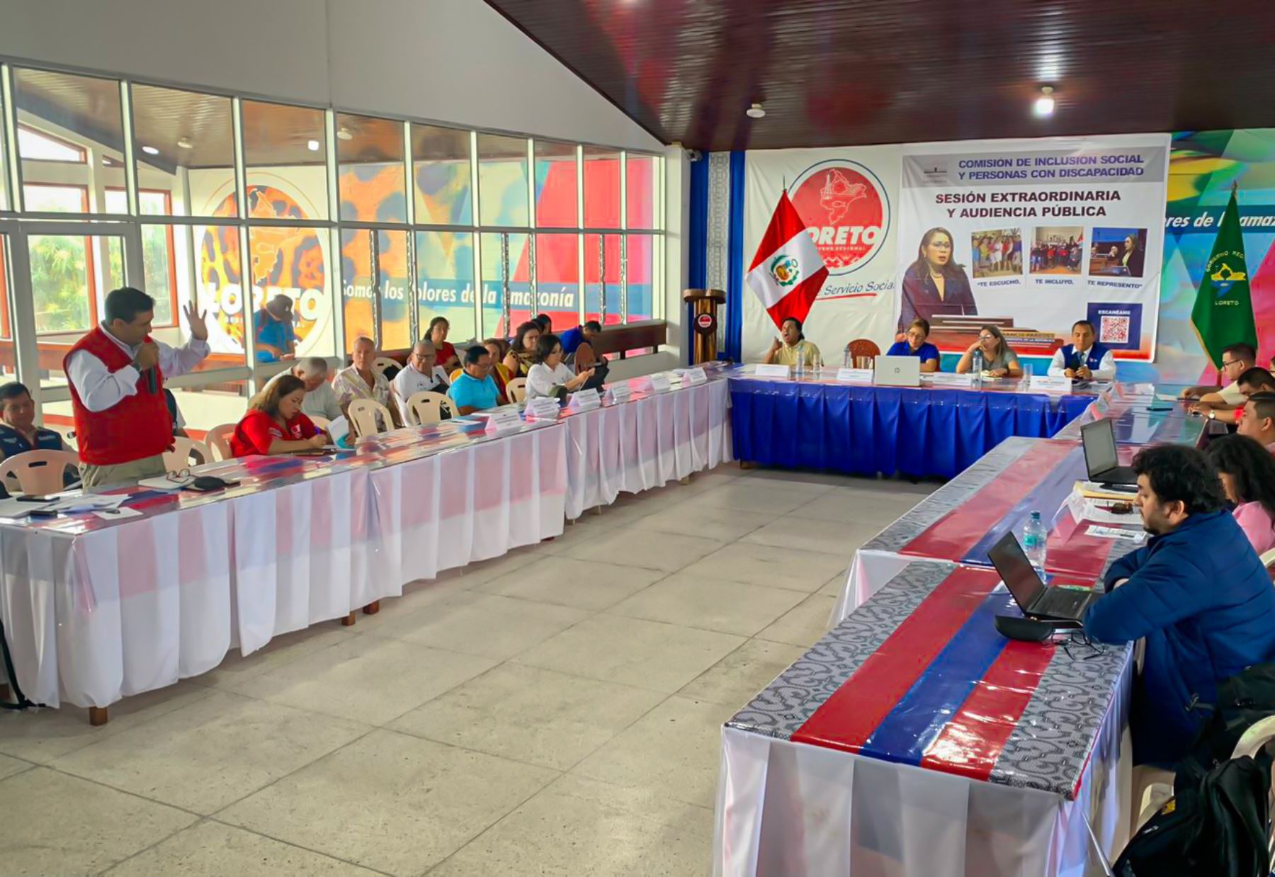 En audiencia pública desarrollada en Iquitos, el Midis destacó los avances en la lucha contra la anemia infantil y los logros alcanzados por los programas sociales en dicha región. ANDINA/Difusión