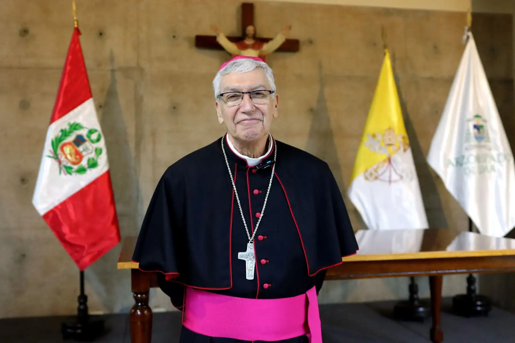 Monseñor Carlos Castillo Mattasoglio es nombrado Cardenal por el Papa Francisco.
Foto : ANDINA / Lino Chipana