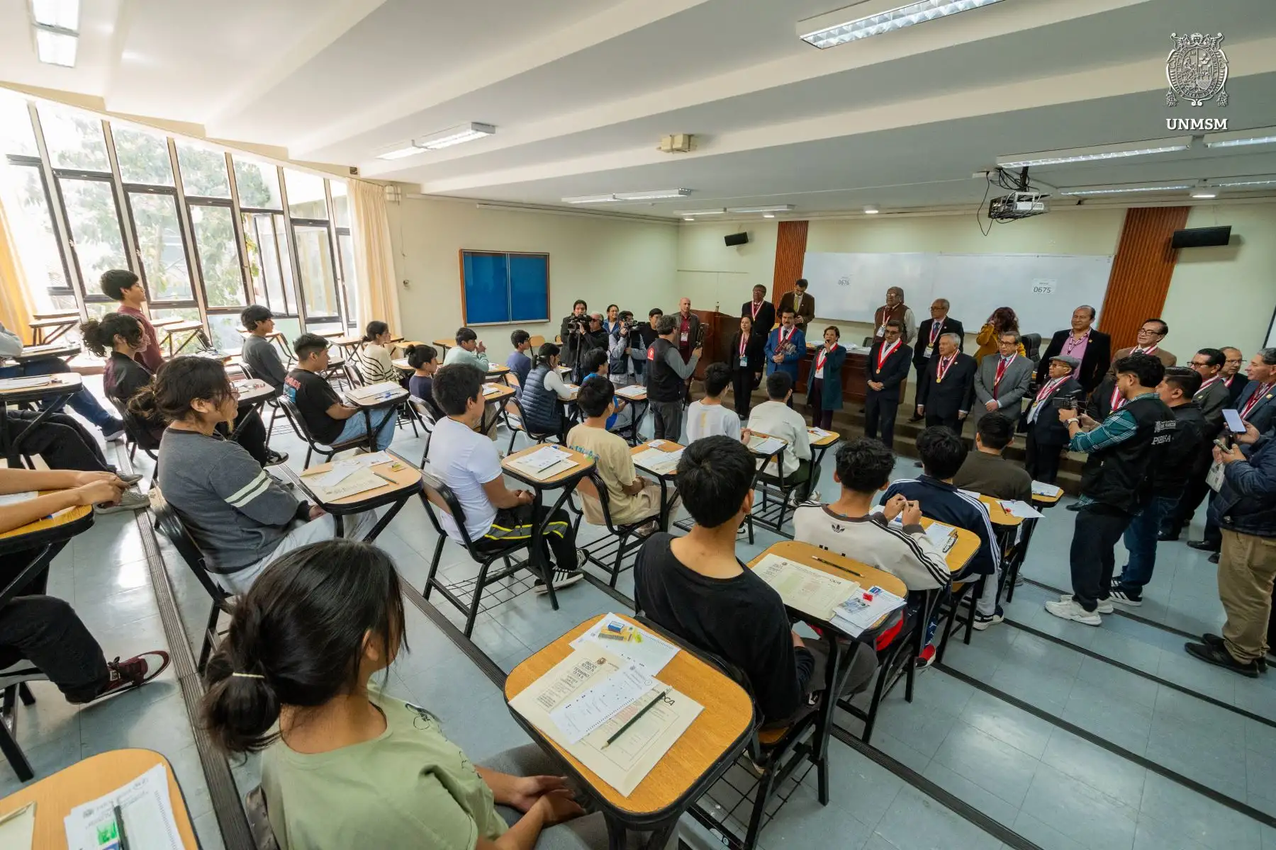 Esta es la segunda jornada del examen de admisión, 2025-I de la Universidad Nacional Mayor de San Marcos.
Foto: Difusión