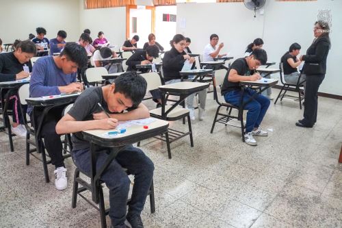 Examen de admisión 2025-I de la Universidad Nacional Mayor de San Marcos.Foto: Difusión