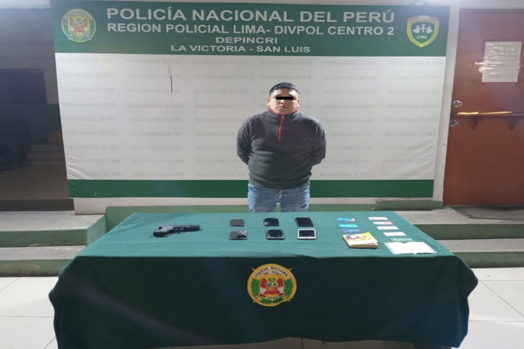 Jean Pierre Amaya Quiroz (32) habría participado en un robo a mano armada junto con integrantes de la banda "Los capos de la pólvora". ANDINA/ Policía Nacional del Perú.