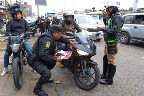 Policía Nacional del Perú realiza megaoperativo 