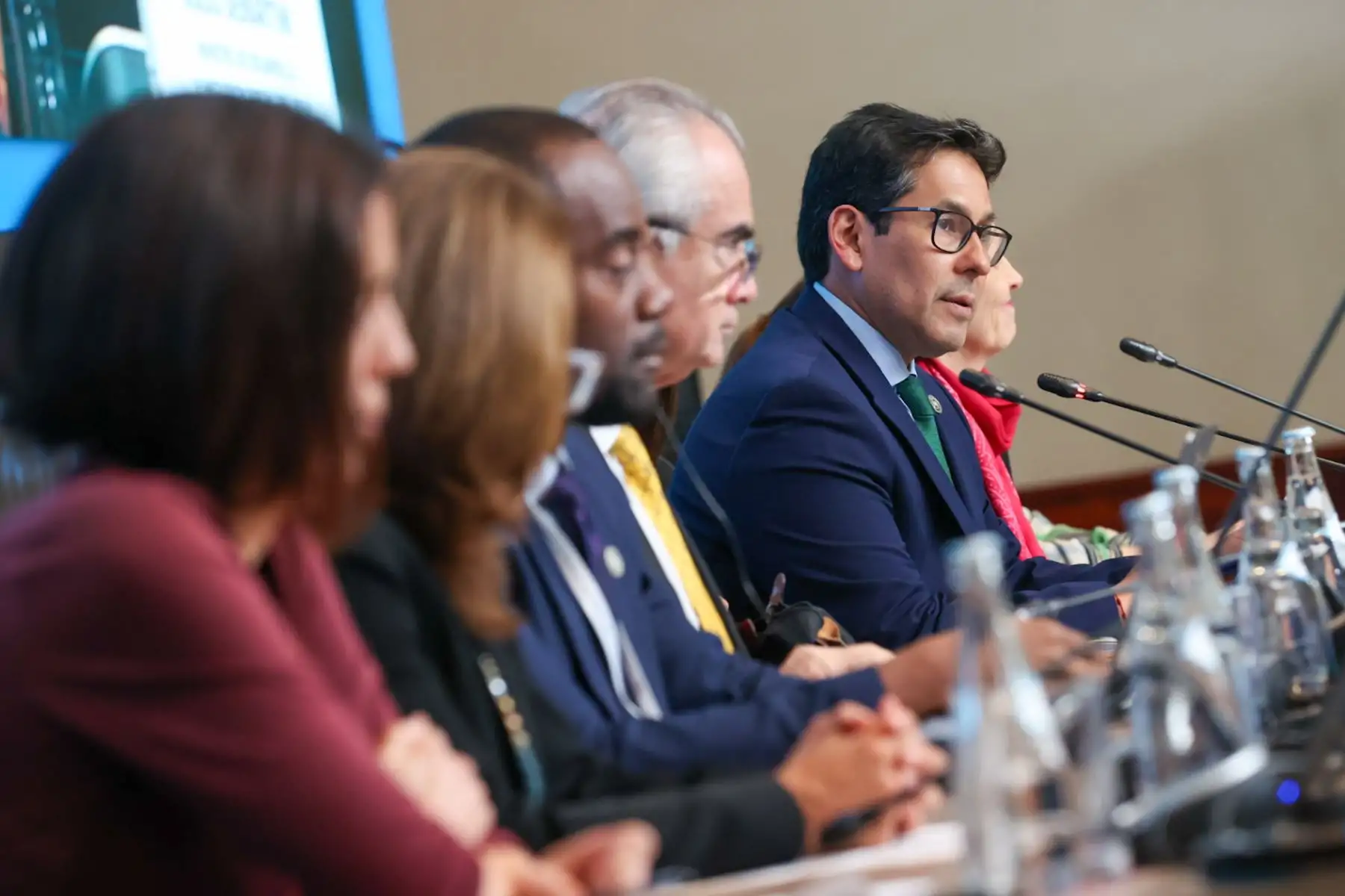 Ministro de Desarrollo e inclusión Social, Julio Demartini, modera la mesa de trabajo: Cómo reducir la desigualdad y promover la inclusión y movilidad social en el marco del cuadragésimo período de sesiones de la CEPAL

Foto: ANDINA/Juan Carlos Guzmán Negrini