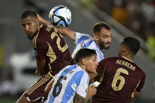 Argentina vs Venezuela. Foto: AFP