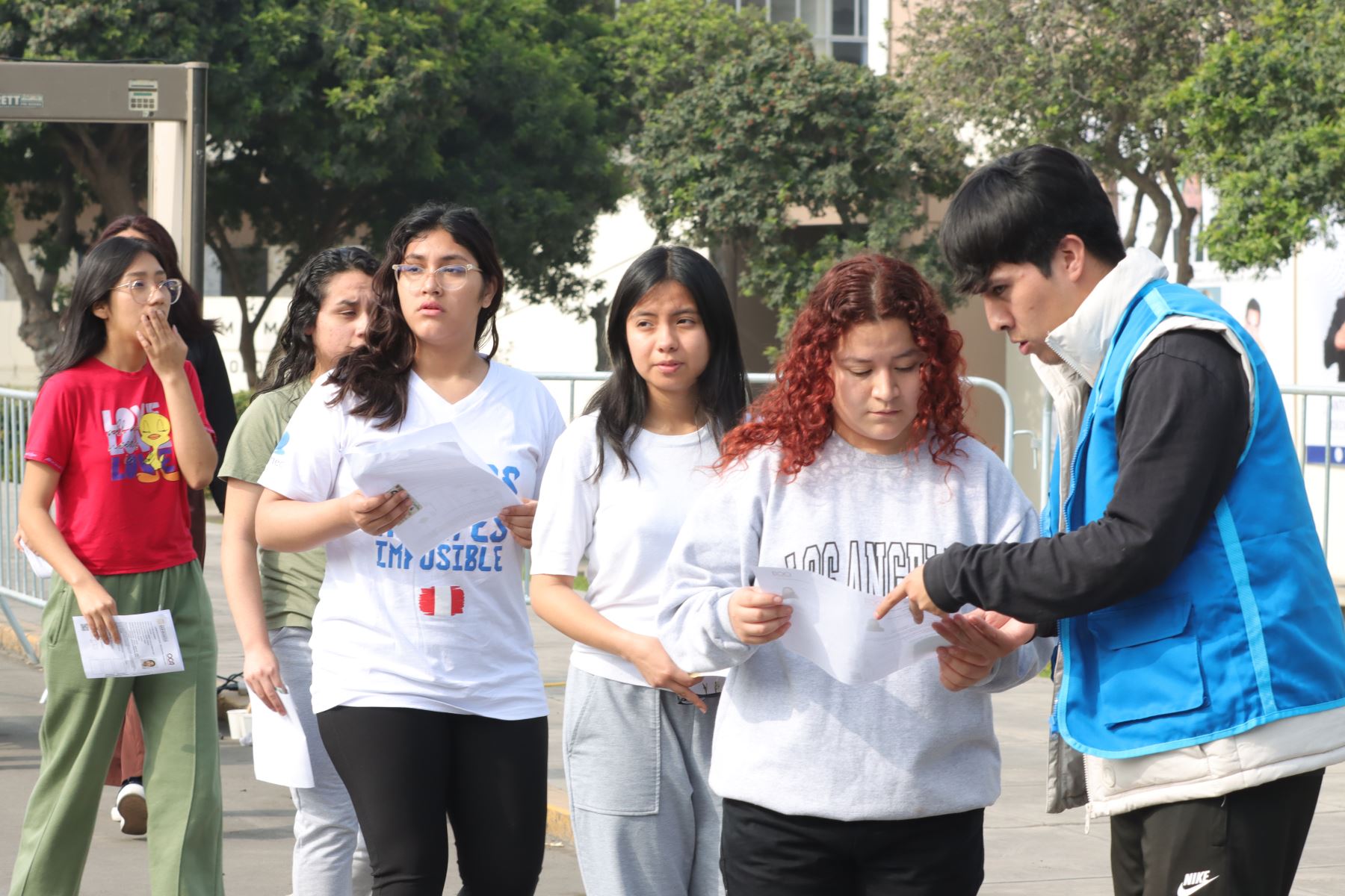 En la tercera jornada del Examen de Admisión de la UNMSM 2025-1, miles de estudiantes compitieron académicamente para alcanzar  una vacante en Ciencias de la Salud en la Decana de América.Foto: ANDINA / Lino Chipana. Foto: ANDINA