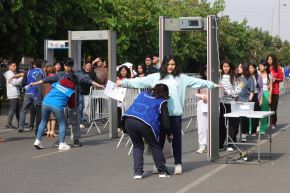 En la tercera jornada del Examen de admisión de la UNMSM 2025-1, miles de estudiantes compitieron académicamente para alcanzar una vacante en Ciencias de la Salud en la Decana de América. Foto: ANDINA / Lino Chipana. Foto: ANDINA