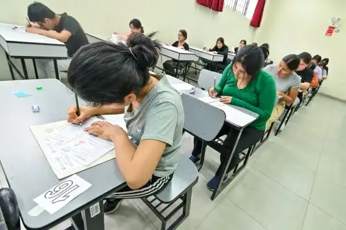 Admisión de la UNMSM 2026-I. Miles de estudiantes compitieron académicamente para alcanzar una vacante en la Decana de América. Foto: ANDINA / Difusión