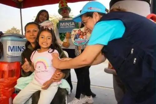 Sarampión: más de 1.8 millones de menores de 6 años ya han sido vacunados. Foto: ANDINA/Difusión.