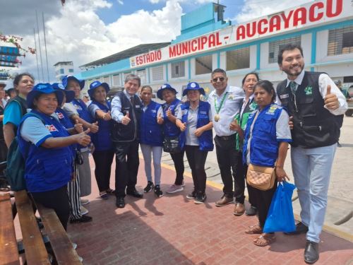 Más de 40 funcionarios municipales de diversos distritos de Huánuco participaron de un encuentro con representantes del Ministerio de Salud. ANDINA/Difusión