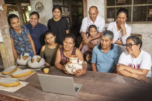 Acceso a internet en hogares rurales. Foto: cortesía Osiptel.