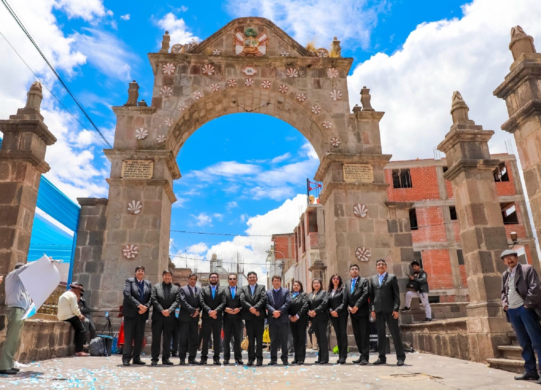 Con una ofrenda a la pachamama comenzaron las actividades centrales por el 356 aniversario de fundación española de la ciudad de Puno. Foto: ANDINA/difusión.