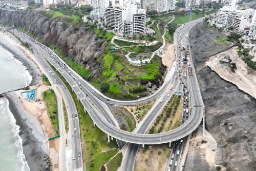 Miraflores informa sobre el plan de desvíos por obras en la bajada de Armendáriz. Foto: ANDINA/Juan Carlos Guzmán Negrini