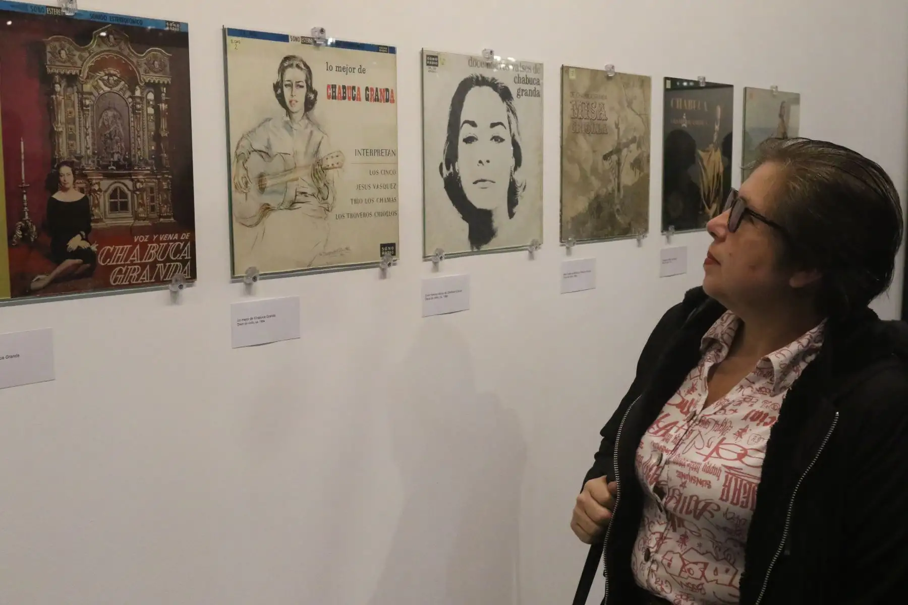 Inauguración de exposición de arte "Chabuca Granda, Déjame que te cuente". 
FOTO: ANDINA/Héctor Vinces