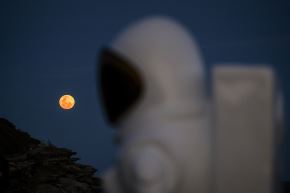 La última superluna del año tendrá lugar del 17 al 18 de octubre. Foto: AFP