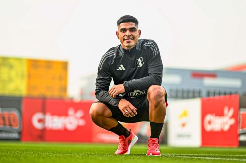 Luis Ramos en su primer día de entrenamientos con la selección peruana Foto: ANDINA/FPF