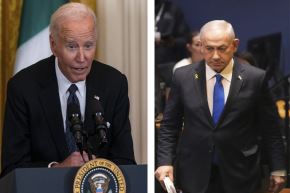 Presidente de Estados Unidos, Joe Biden, y primer ministro israelí, Benjamín Netanyahu