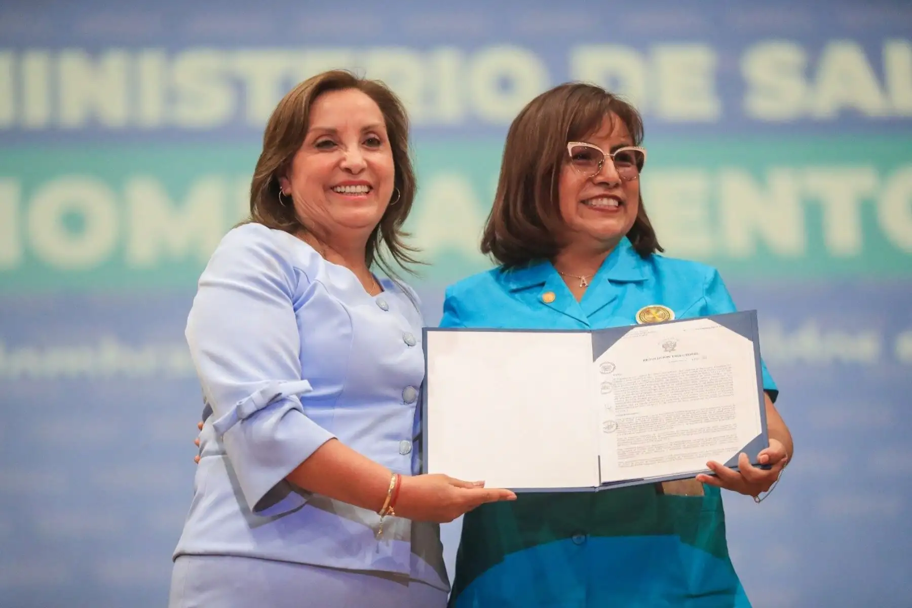 Vamos a conseguir el nombramiento del 100 % de los trabajadores CAS del sector Salud, porque reconocer los derechos laborales es reconocer también el derecho de todos los peruanos y peruanas a tener una salud de calidad": Foto: ANDINA/ Prensa Presidencia